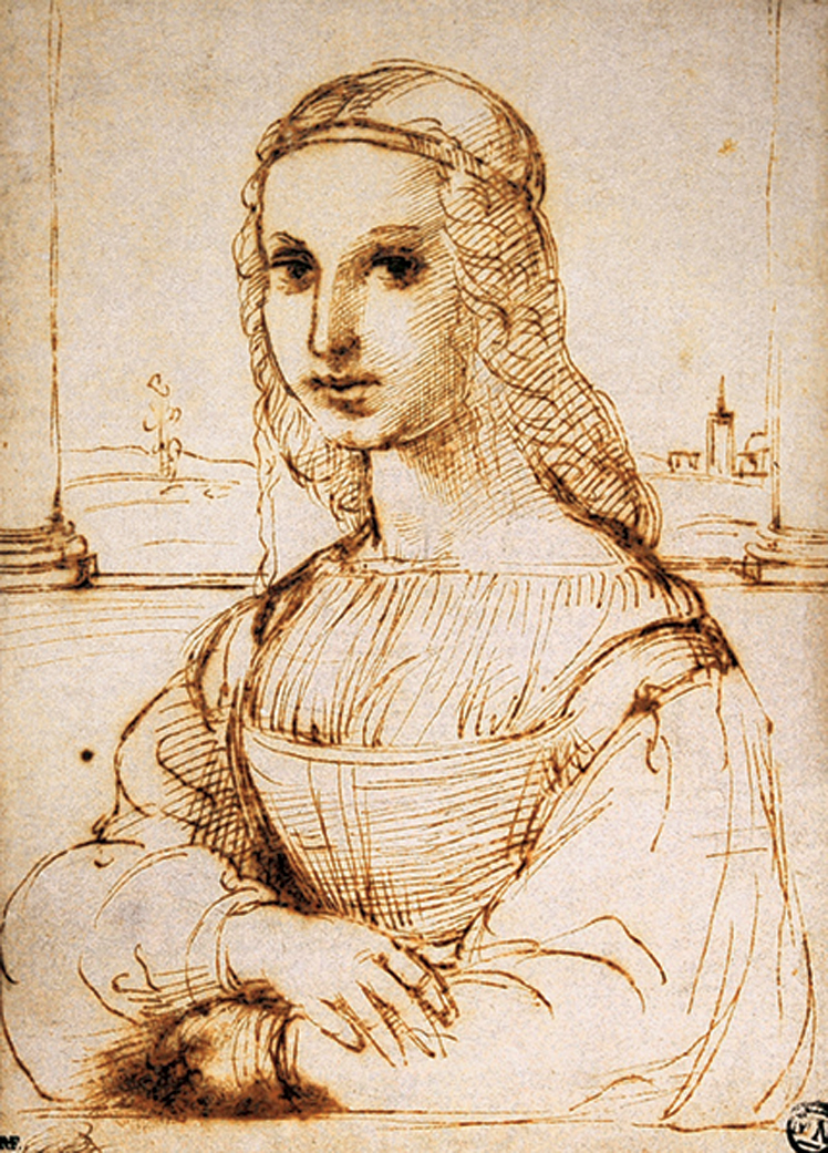   拉斐尔·桑西  Raffaello Santi  ——素描作品 (3)